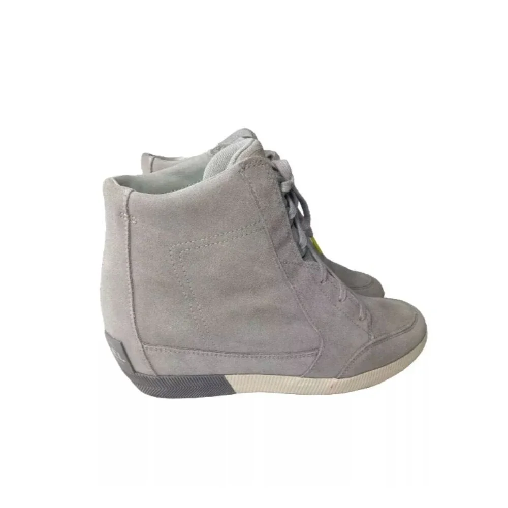 Sorel Out N About Wedge Boots Women’s Size 11 Gray Lace Up